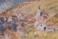 A-falu-osszel-papir-gouache-festmeny-21x34.5-cm