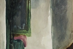 Ablakmelyedes-papir-gouache-festmeny-33.8x20.8-cm