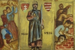 Allegorikus-kompozicio-IV.-papir-gouache-festmeny-27.6x42.4-cm