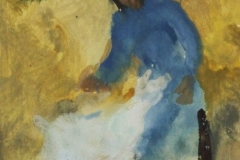 Asszony-kecskevel-papir-gouache-festmeny-21x9.6-cm