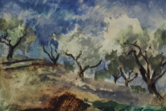 Braccianoi-kert-papir-gouache-festmeny-24x32-cm