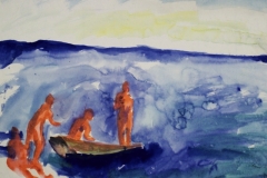 Csonakazok-papir-vizfestek-festmeny-27.4x38.5-cm