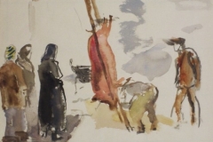 Disznooles-papir-gouache-festmeny-30.8x24-cm