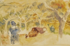 Erdoreszlet-alakokkal-papir-gouache-festmeny-20.6x33-cm