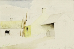 Falusi-udvar-papir-aquarell-festmeny16x19.8-cm