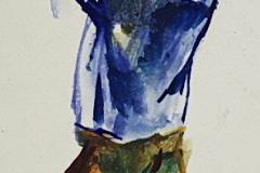 Felfele-nezo-ferfi-papir-gouache-festmeny-27.7x19.8-cm