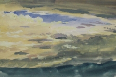 Felhotanulmany-papir-gouache-festmeny-20.8x34-cm