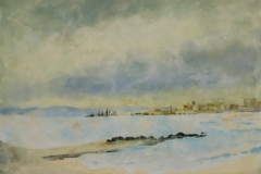 Fiumicino-papir-gouache-festmeny-23.8x-31.8-cm