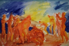 Furdozok-papir-aquarell-festmeny-44.5x60-cm