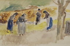 Gabonacseplok-papir-gouache-festmeny-21x34-cm