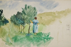 Gyumolcsosben-papir-gouache-festmeny-21x33.8-cm