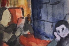 Kalyha-mellett-papir-gouache-festmeny-30x20.9-cm