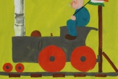 Modiano-plakatterv-papir-gouache-festmeny-25.4x17.6-cm