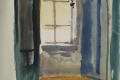 Nyitott-szobaajto-papir-gouache-festmeny-34x21-cm