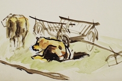 Okrosszeker-papir-gouache-festmeny-20.4x33.5-cm