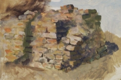 Omlo-teglafal-papir-gouache-festmeny-21x34.4-cm