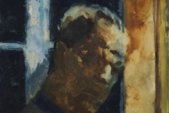 Onarckep-ablak-elott-papir-gouache-festmeny-33.4x20.3-cm