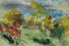 Oszi-tajkep-papir-gouache-festmeny-21.3x34.1-cm