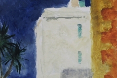 Romai-hazak-a-teraszrol-nezve-1959-gouache-papir-31x23-cm