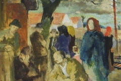 Szinvazlatok-Menekulo-parasztok-e.n.-gouache-papir-21x155-cm