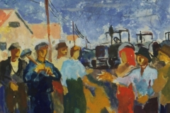 Szinvazlatok-Munkasok-es-parasztok-e.n.-gouache-papir-21x155-cm