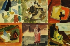 Szinvazlatok-papir-gouache-festmeny-20.4x33.6-cm