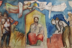 Tronon-ulo-Szent-Istvan-e.n.-gouache-papir-65x111-cm