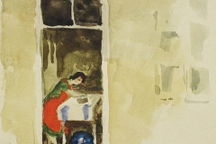 Vasalo-no-papir-aquarell-festmeny-20.8x24.9-cm