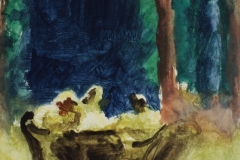 Zebegenyi-veranda-este-papir-gouache-festmeny-21x18.2-cm