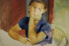 Zsuzsa-papir-gouache-festmeny-34.8x50-cm