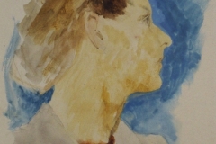 Zsuzsa-portreja-papir-gouache-festmeny-21.3x27.6-cm