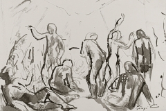 Aktok-a-szabadban-papir-diopac-rajz-21x31.3-cm