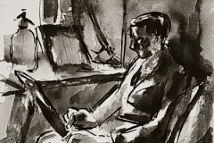 Rajzolo-ferfi-papir-diopac-lavirozott-24x15.4-cm