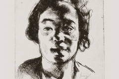 Csunya-lany-papir-rezkarc-17x14.6-cm