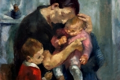 Anya-gyermekeivel-1928-olaj-vászon-127x100-cm