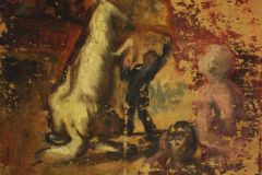 Cirkuszban-é.n.-olaj-rétegelt-falemez-24x20-cm