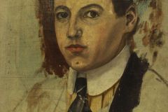 Első-festett-önarckép-1910-olaj-vászon-35x21.5-cm