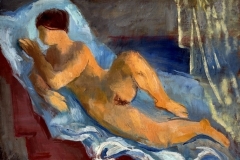 Fekvő-nő-é.n.olaj-vászon-58x78-cm