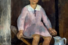 Zsuzsa-korsóval-1928k-olaj-vászon-72x60-cm
